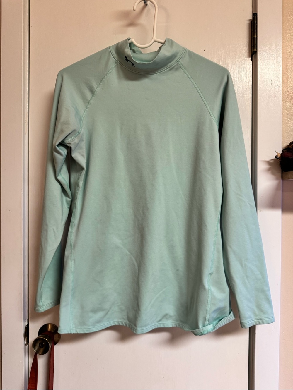 Under Armour Mint Green Long Sleeve Pullover base layer